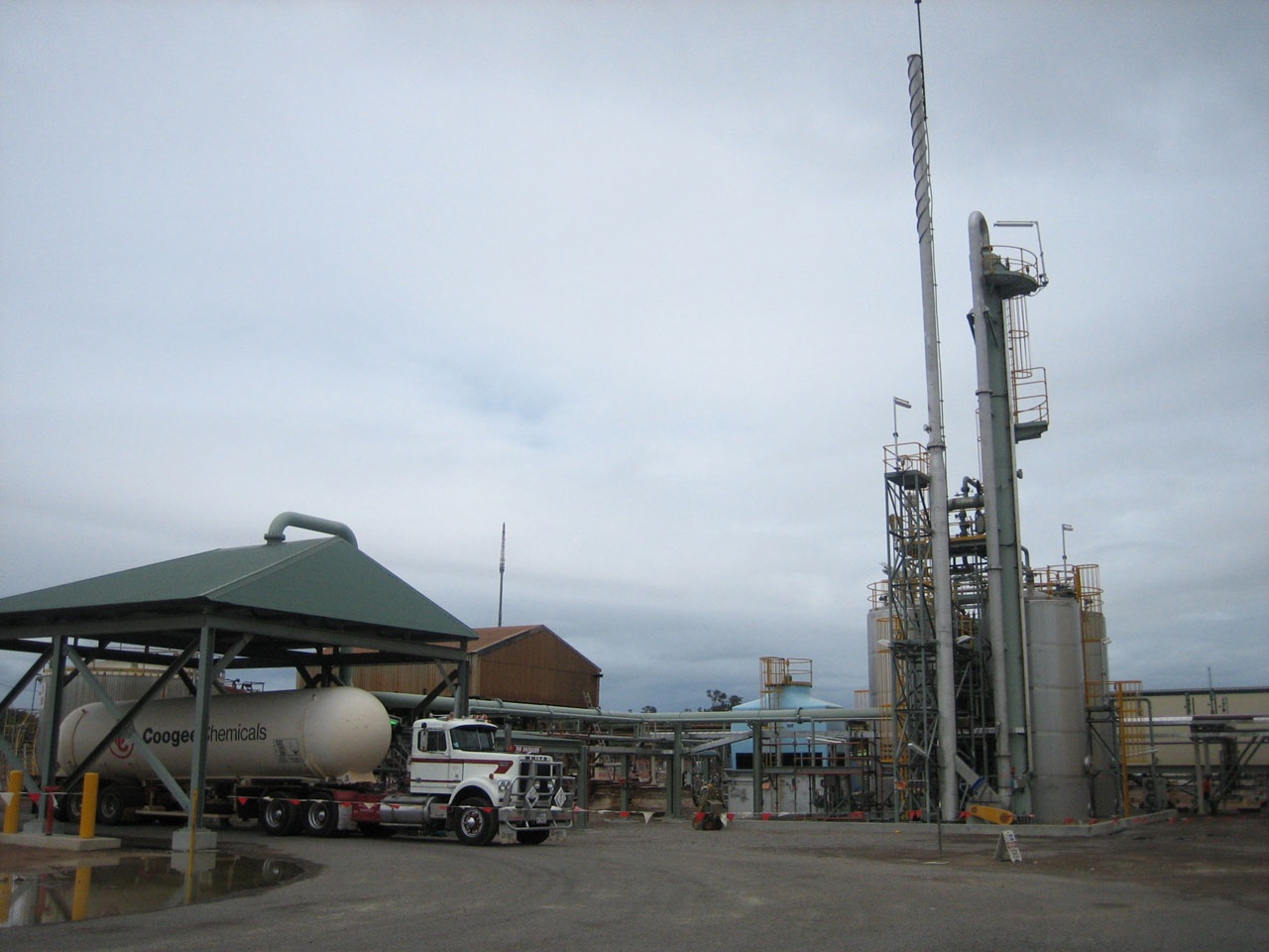 BHP Billiton Yabulu Expansion Project Ammonia Receival Facility
